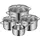 Provence Plus Topf-Set 4-tlg. Kochtopf + Glasdeckel