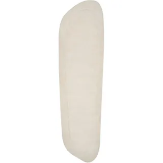 Beliani Kurzflor-Teppich Beige 80/250 cm Berani , Textil , Oval , 80x250 cm , Teppiche und Böden, Teppiche