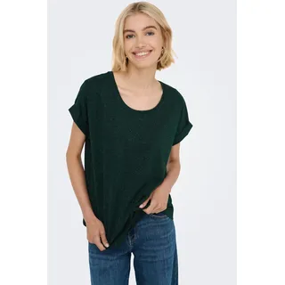 ONLY Kurzarmshirt »ONLMOSTER GLITTER S/S TOP NOOS JRS« mit Glitzerdetail