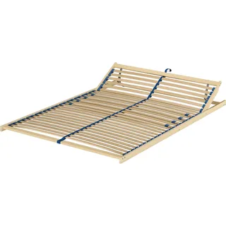 70.32-14 FV Federholzrahmen Lattenrost 140x200 cm Kopfteil verstellbar