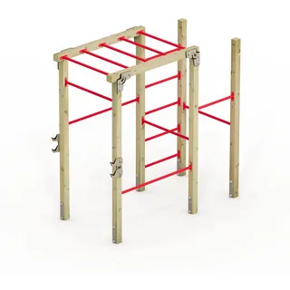 WICKEY  FIT Base 605 – Outdoor-Fitnessgerät – rot - Rot