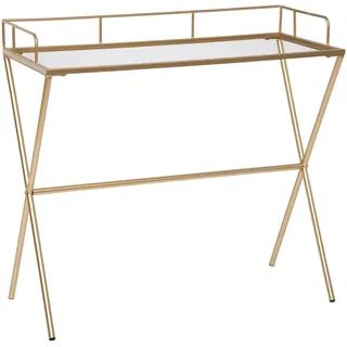 Atmosphera CREATEUR D'INTERIEUR Five Sideboard aus Metall und Glas, 95 x 41,5 x 88,5 cm, Standard