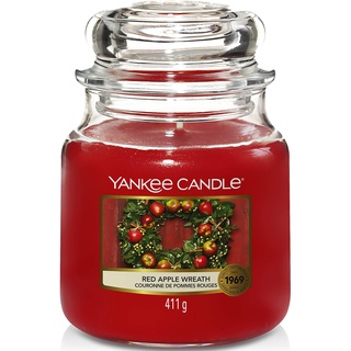 Yankee Candle Red Apple Wreath mittelgroße Kerze 411 g