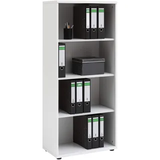 Schildmeyer Serie 200 Aktenregal 65,1 x 34,5 x 146,9 cm weiß