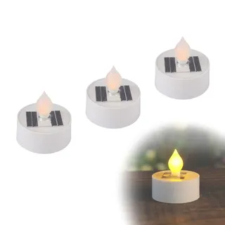 bmf-versand LED Teelichter 3 St. weiß