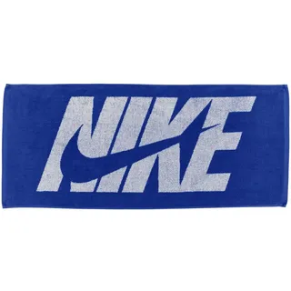 Nike Jacquard Handtuch 35 x 80 cm Weiß/Blau