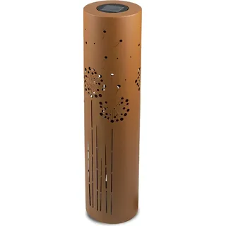 UNUS UNUS® Solarleuchte Garten, wetterfest, Außenbereich, groß 1er Set Pusteblume - Braun