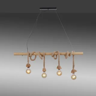 just light. ROPE 1-flg. E27 30 cm rund schwarz