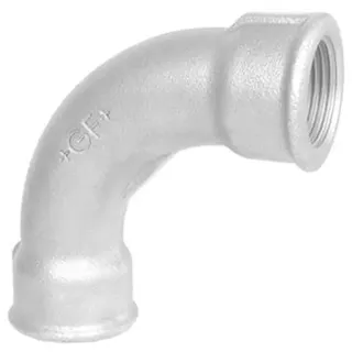 +GF+ Long sweep bend galvanized for f 90° 2