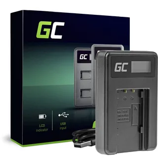 Green Cell VW-BC10 Ladegerät für Panasonic VW‐VBT190 Akku und HC-250 V130 V510 V770 V777 V800 V760 V380 V270 V180 V10 V100 V110 V210 V500 W580 WX970 Kameras (5W 8.4V 0.6A Schwarz)