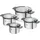 Simplify Topf-Set 4-tlg. Bratentopf + Kochtopf + Pfanne + Deckel
