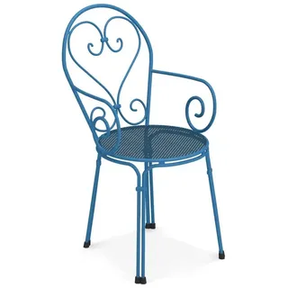 Armlehnstuhl Pigalle Emu Group blau, Designer EMU, 85x50x54 cm