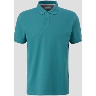 S.Oliver Poloshirt aus Baumwollpiqué, Herren 2138262 Polohemd, 6565 Petrol, S