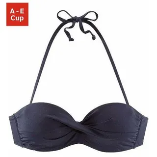 s.Oliver Bandeau-Bikini-Top Damen marine Gr.42 Cup B