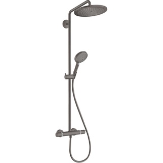 Hansgrohe Croma Select S Showerpipe 280 1jet mit Thermostat und Handbrause Raindance brushed black chrome