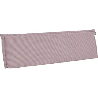 PAIDI Rückenkissen "Cord in verschiedenen Ausführungen, Relaxkissen, 90/120/140 cm Breite" Rückenlehne für Bett und Sofa, abnehmbarer und waschbarer Bezug, misty rose