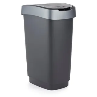 Rotho Twist 25 l Rechteckig Polypropylen (PP) Schwarz - Schwarz