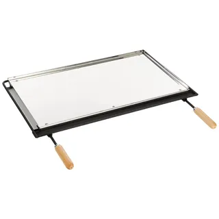 Plancha Barbacoa Inox. 68x41 cms.