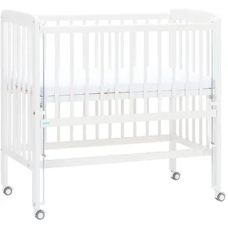 Fillikid Beistellbett »Nino« inkl. Matratze; Made in Europe, weiß