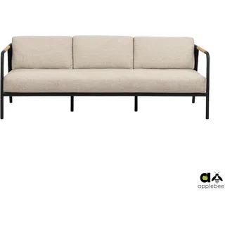 Apple Bee Elle Lounge 3-Sitzer Sofa Aluminium/Olefin