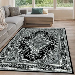 OTTO home Oriental Kurzflorteppich 280 x 365 cm Grau