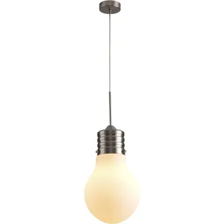 Pendelleuchte BILLA 20488: Modernes Design für minimalistische Räume – Ø25cm, E27, Mattweißes Glas