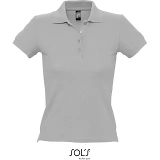SOLs 11310 | Ladies Poloshirt People 210 - Farbe: Grey Melange - Größe: XL - Grau