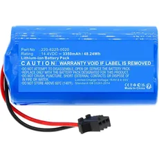 CoreParts Battery for Ecovacs Vacuum, Staubsauger + Reiniger Zubehör, Blau