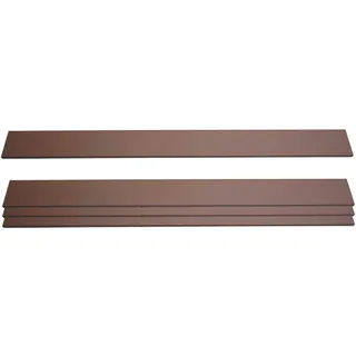 Mendler Windschutz 180 cm braun WPC 4 St.