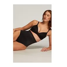 Hunkemöller Formender Scuba-Tanga mit hoher Taille Schwarz, M