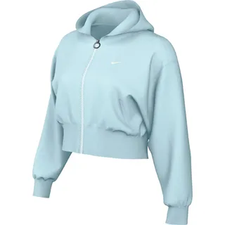 Nike Damen Chill Terry Full-zip Hoodie Jacke, Glacier Blue/Sail, L EU
