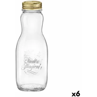 Flasche Bormioli Rocco Quattro Stagioni Durchsichtig Glas 1 L (6 Stück) - Transparent