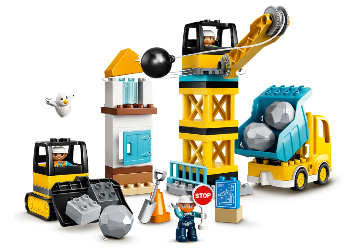 Bild von Duplo Baustelle mit Abrissbirne 10932