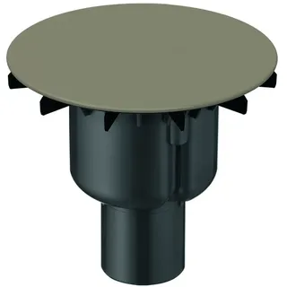 BetteAir Down Ablaufgarnitur, senkrecht, Ablaufleistung 0,6 l/s, mit BetteAntirutsch Pro, B599-425AY, Farbe: Greige matt