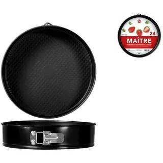 Home Tortenform Antihaftbeschichtet Edelstahl Grau Modell 'maitre' Cm 24