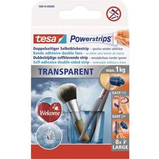 Tesa Klebestreifen transparent 1 kg 8 St.