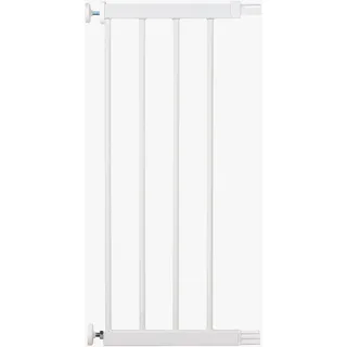 Safety 1st Easy Close Metal 28cm Gittererweiterung, kein Bohren, leicht montierbare Erweiterung zu Türschutzgitter, Erweiterung für Treppenschutzgitter ohne Bohren für Babygitter, Weiß