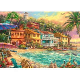 Schmidt Spiele 58555 Chuck Pinson, Inselzeit, 1000 Teile Puzzle