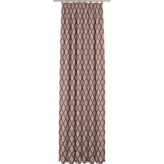 Vorhang ADAM "Maroccan Shiraz Light" Gr. 3, rot (cherryrot), B:145cm H:225cm, Jacquard, Baumwolle (Bio-Baumwolle), Gardinen, Vorhang, aus 100% Bio-Baumwolle