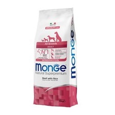 2 x 12 kg Vită cu orez Monge Monoprotein Hrană uscată pentru câini