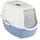 Katzentoilette Bailey 56,0 x 40,0 x 39,0 cm Blau/Weiß