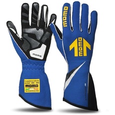 Momo corsa r handschuhe rennsport auto - rennhandschuhe blau grösse 11 - racing handschuhe fia