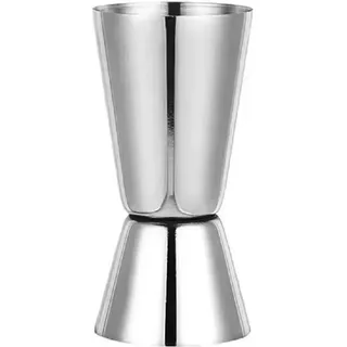 Barkeeper Messbecher 20ml und 40ml aus Edelstahl KP36323 - Silber