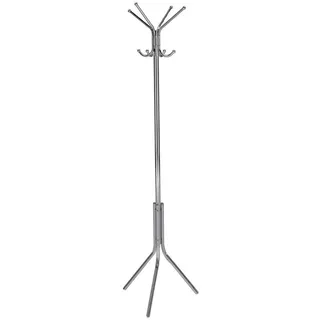 Idimex Kleiderständer Arist , Chromfarben , Metall , Vintage , 38x174x38 cm , Garderobe, Garderobenständer