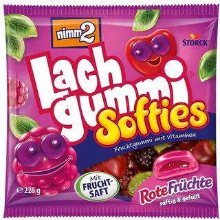 nimm2® Storck nimm2 Lachgummi Softies Rote Früchte 225g