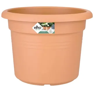 elho Green Basics Cilinder 65 - Blumentopf für Außen - Ø 64.0 x H 48.5 cm - Braun/Mild Terra
