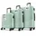 Bali Koffer-Set 3-tlg. mint/kunststoff