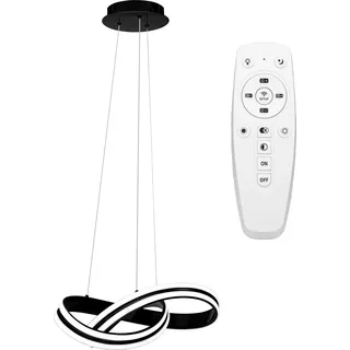 tooLight Hängelampe APP817-CP RING BLACK - Schwarz