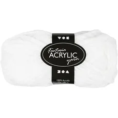 Creativ Company Acrylic yarn White 50gr 80m