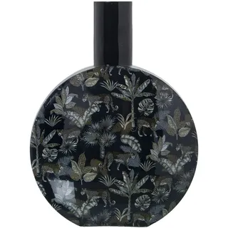 Alexandra House Living Vase aus Metall, Leopard, 12 x 22 x 28 cm